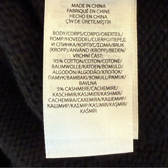 POLO RALPH LAUREN Reindeer Cotton Cashmere Crewneck Sweater Fair Isle Size L NEW - Picture 12 of 12